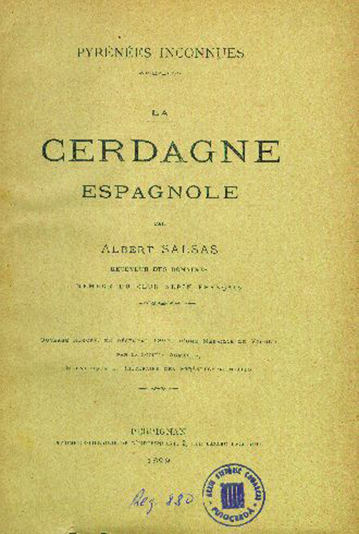"La Cerdagne espagnole", d'Albert Salsas
