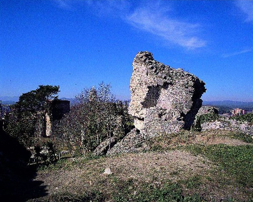 Les restes de la Torre Gironella (Foto: Jordi S. Carrera)
