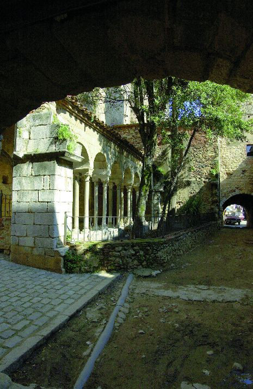Les romanalles del Claustre del Monestir de Breda (Foto: Josep Segur)