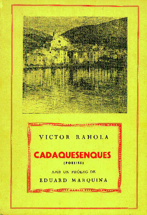Portada de "Cadaquesenques", de Víctor Rahola