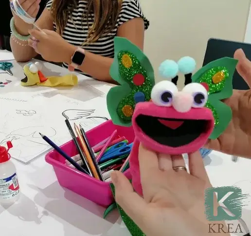 Krea-kreatiu-Crea i dona vida: tallers per expressar, imaginar i jugar