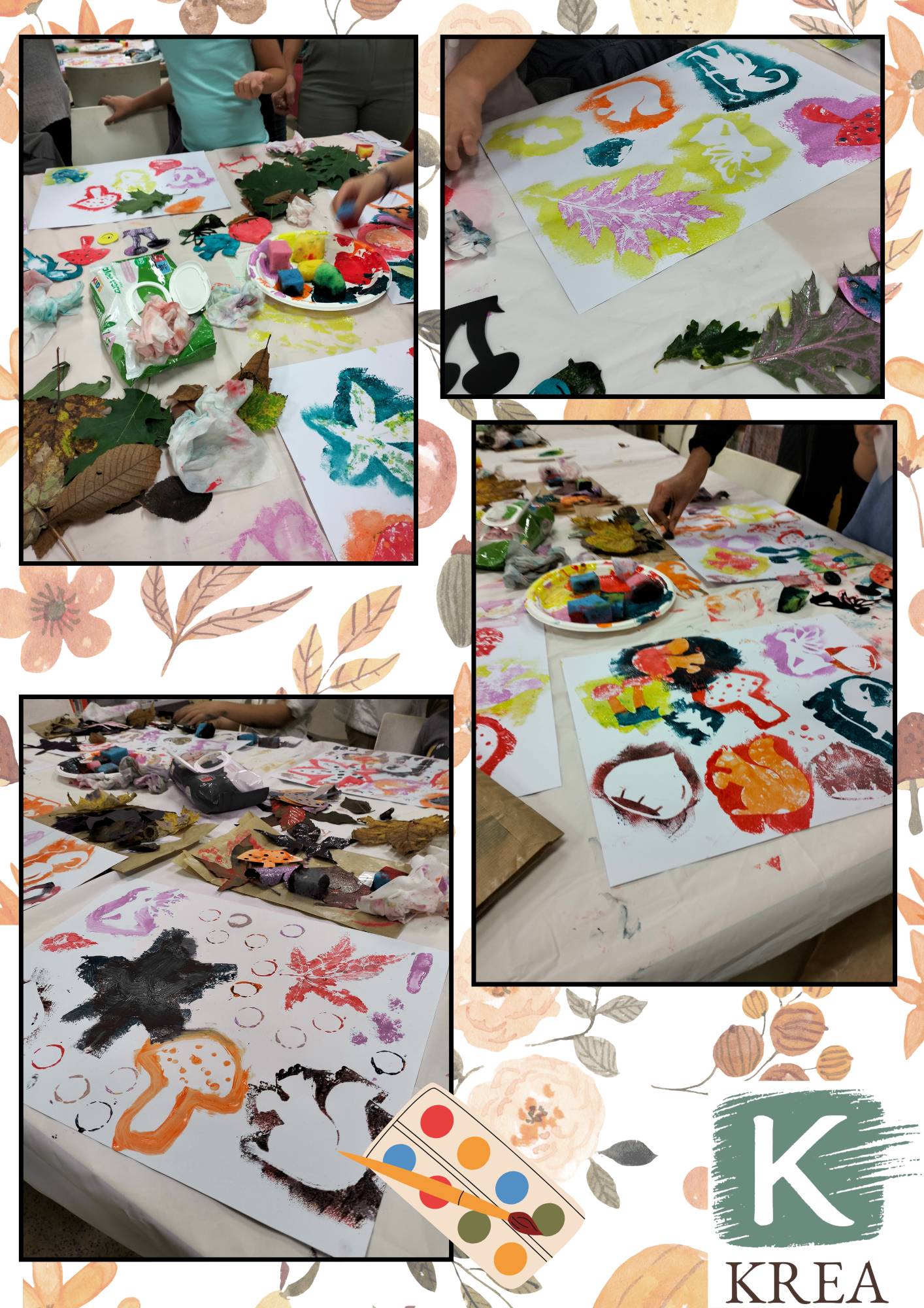 Krea-kreatiu-Taller d'estampació amb elements naturals