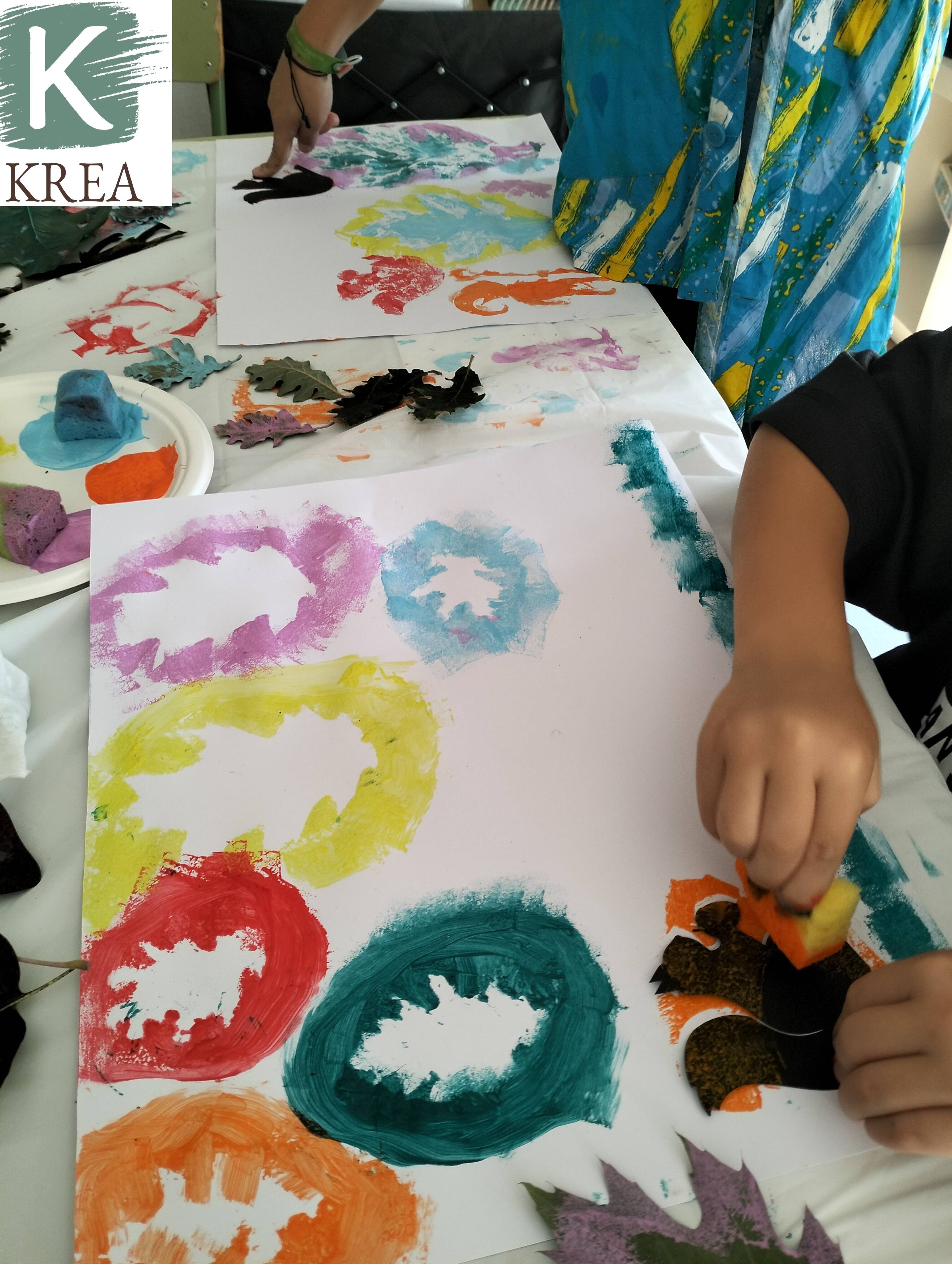 Krea-kreatiu-Taller d'estampació amb elements naturals