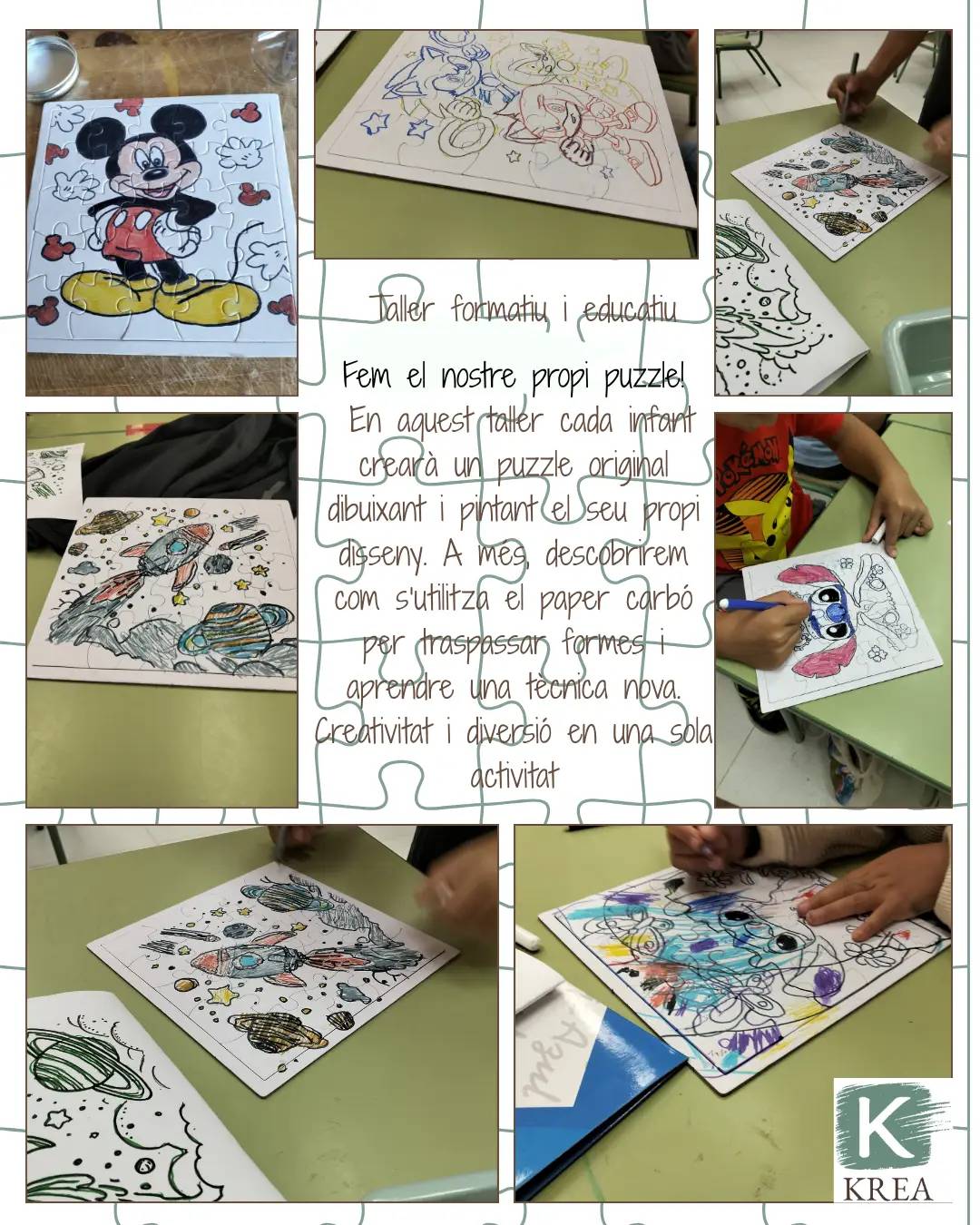 Krea-kreatiu-Taller trimestral per a infants (12 sessions)