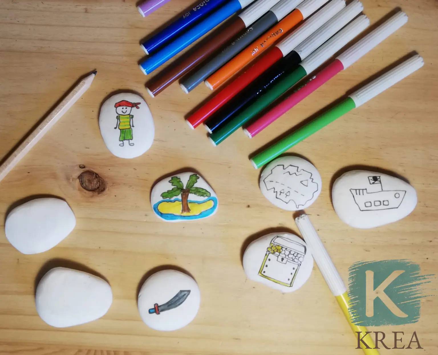 Krea-kreatiu-Taller de contes amb pedres