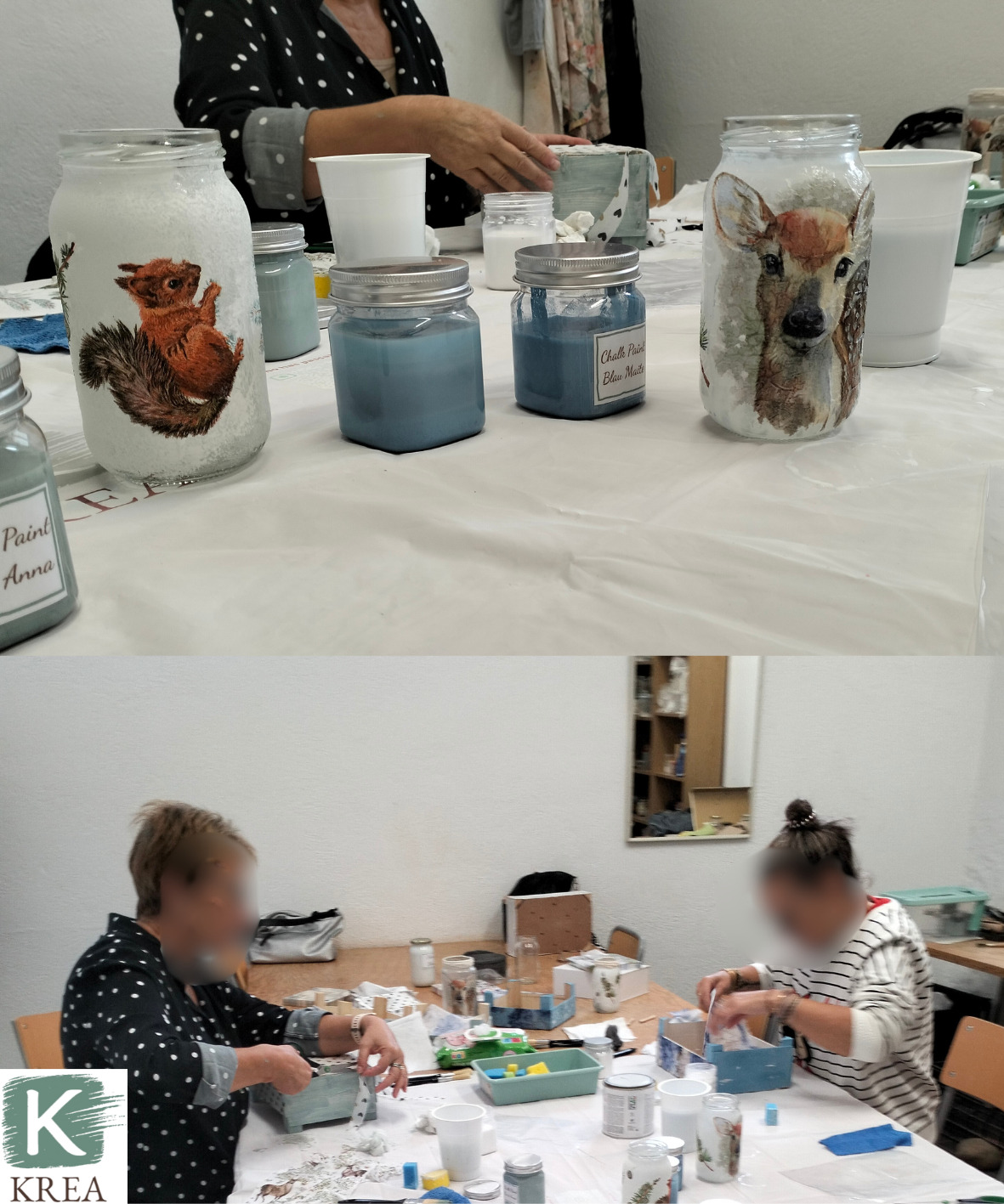Krea-kreatiu-Taller de découpage de fusta o vidre per a adults