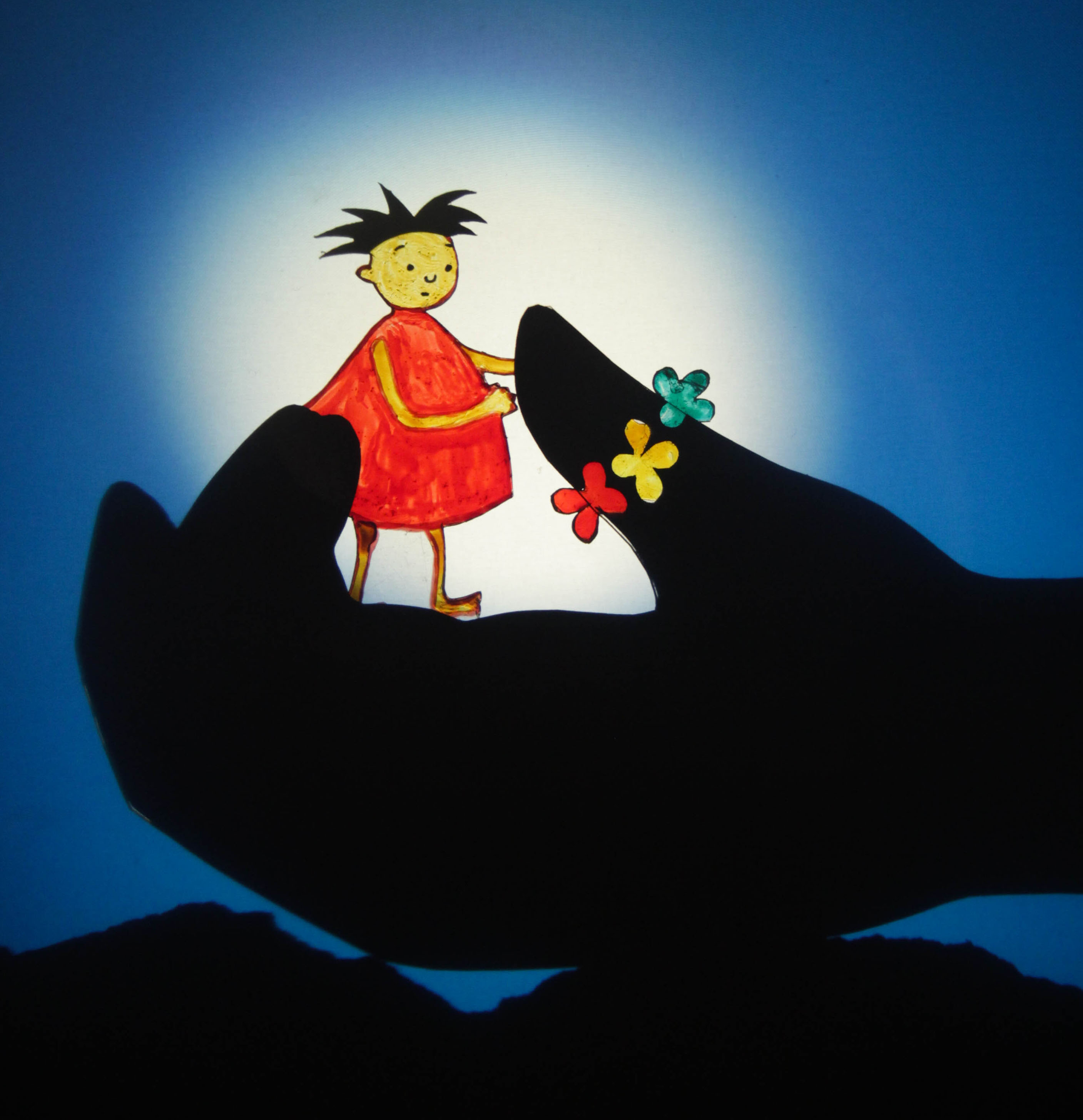 Animamundi Teatre d’Ombres-El conte del gegant Dum-dum i la petita Tulipa