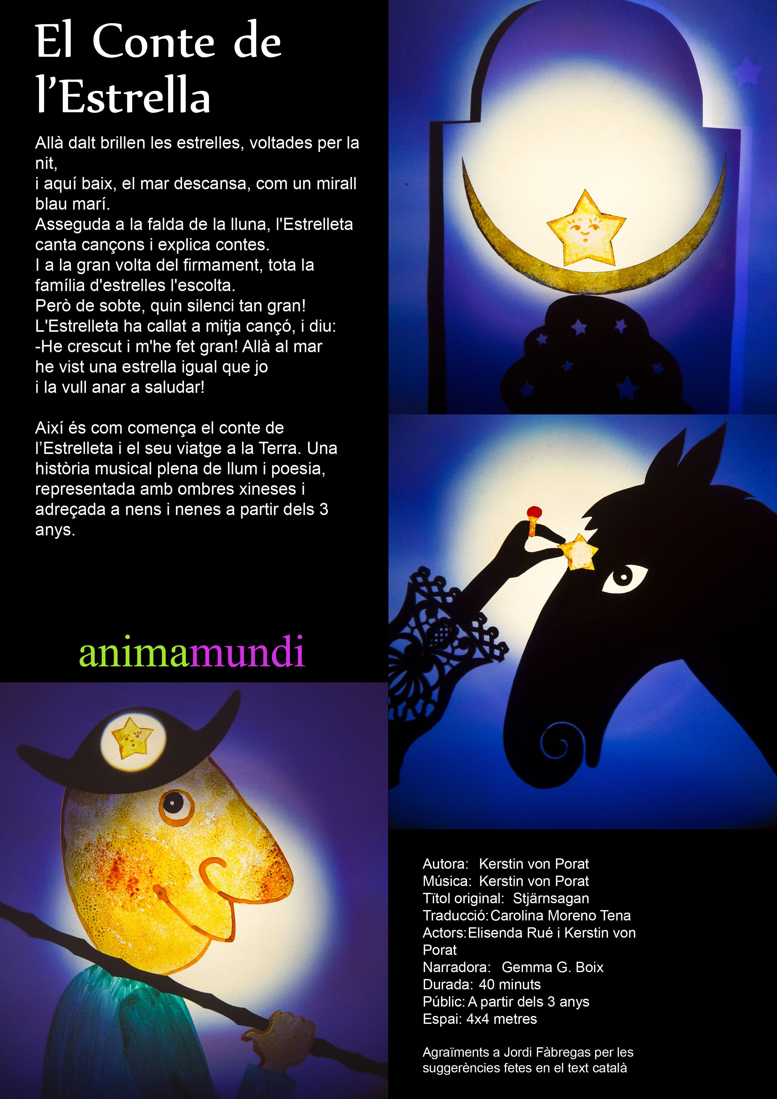 Animamundi Teatre d’Ombres-El conte de l'estrella