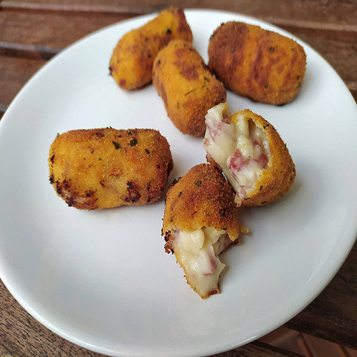 Croquetes de pernil ibèric