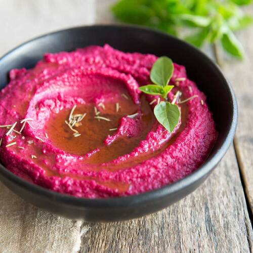 Hummus de remolatxa
