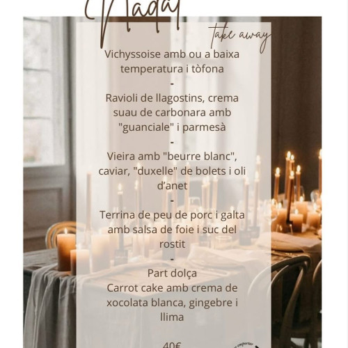 Celebra el Nadal amb el take away de La Barra (Especial Nadal)