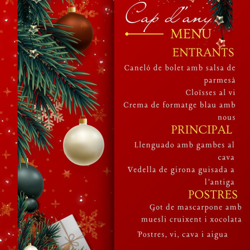 Menú de Cap d'Any (Especial Nadal)