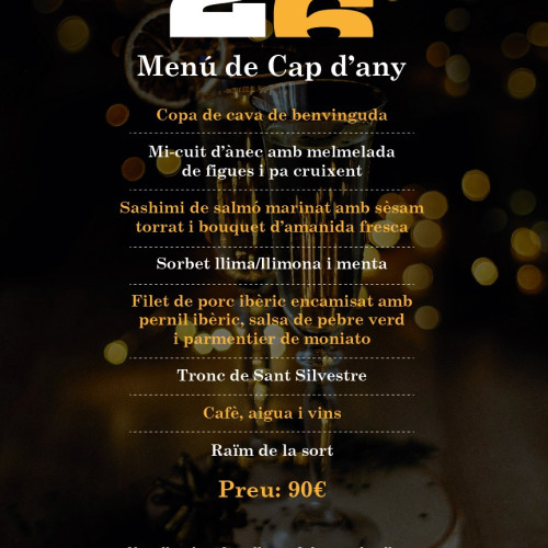 Menú de Cap d'Any (Especial Nadal)