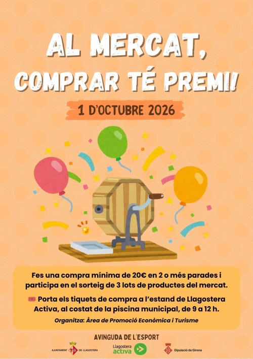 Al mercat, comprar té premi!