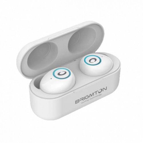 AURICULARES BRIGMTON BML-16B BLUETOOTH BLANCO BASE