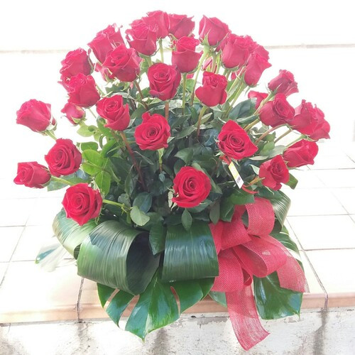 Centre de roses