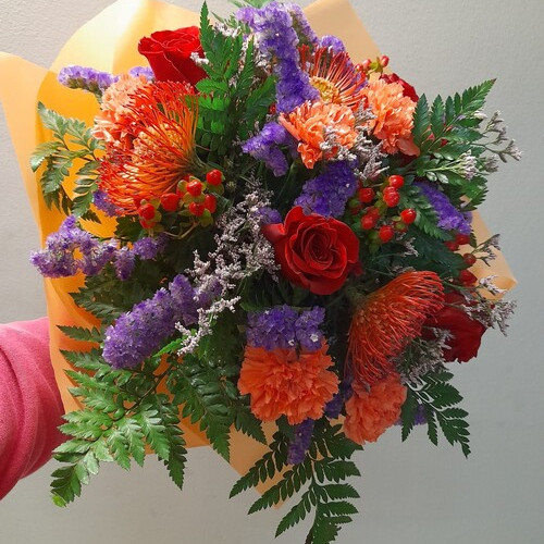 Ram amb leucospermum