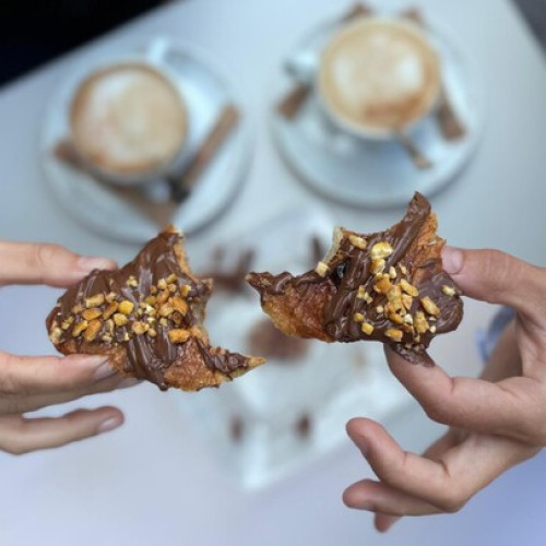CROAxoco amb nutella i blat de moro