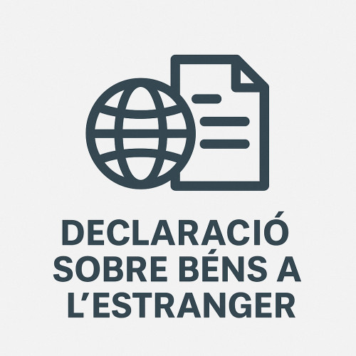 Declaració sobre béns a l’estranger