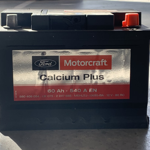Bateria de 60 Ah per a vehicles Ford