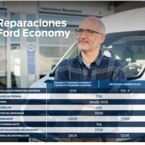 Reparacions econòmiques de furgonetes Ford