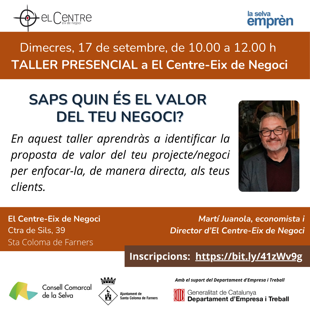 Saps quin és el valor del teu negoci?