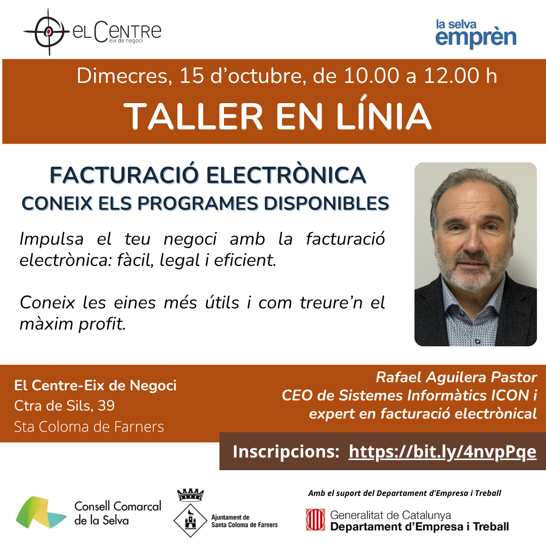 Facturació electrònica: Coneix els programes disponibles