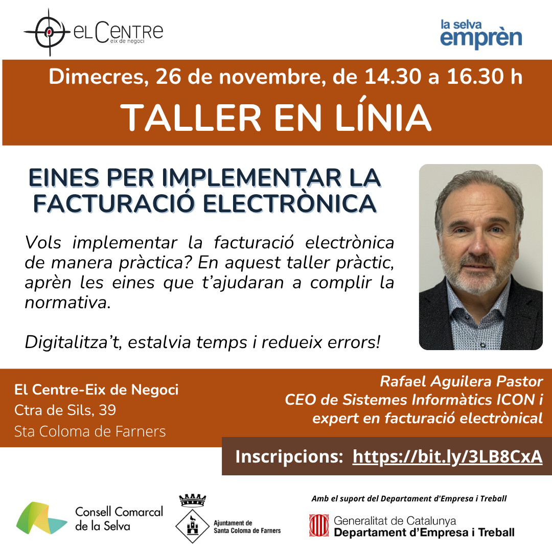 Eines per implementar la facturació electrònica