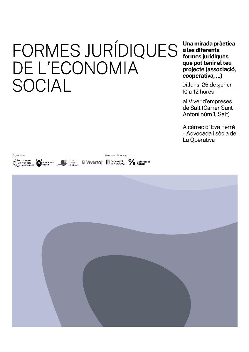 Formes Jurídiques de l'Economia Social