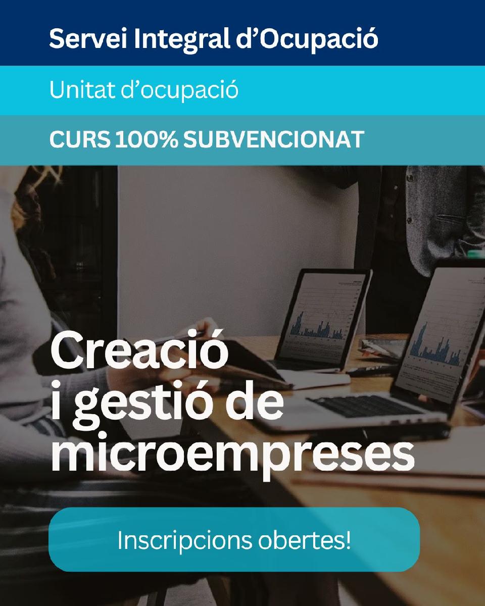 Curs de creació i gestió de microempreses