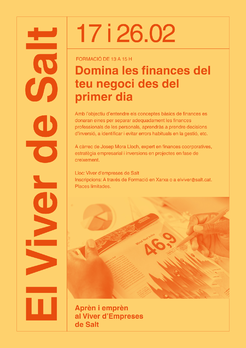 Domina les finances del teu negoci des del primer dia