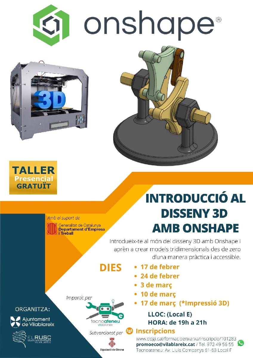 Introducció al disseny 3d amb onshape