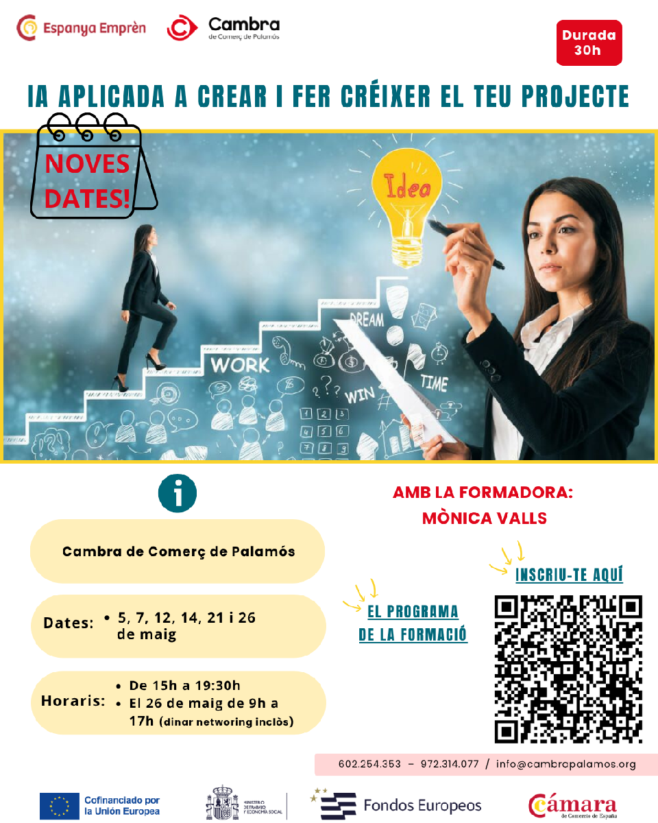 Intel.ligència Artificial aplicada a crear i fer créixer el teu projecte