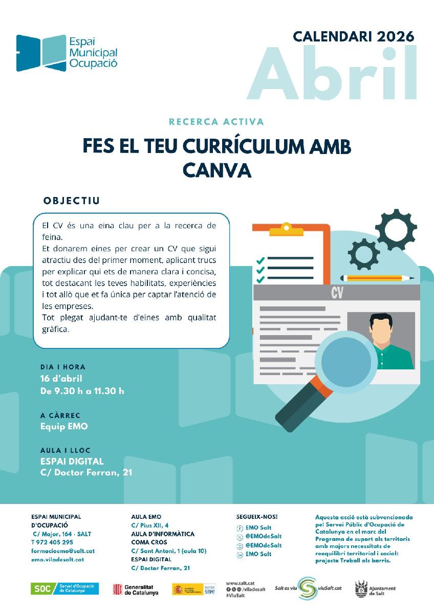 Fes el teu CV amb Canva