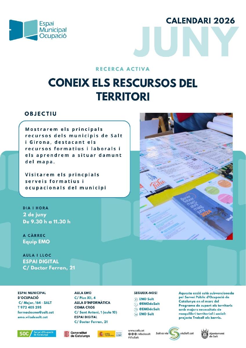 Coneix els recursos del territori