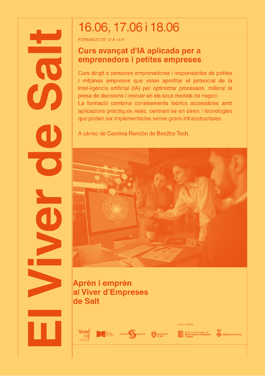 Curs avançat d'IA aplicada per a emprenedors i petites empreses