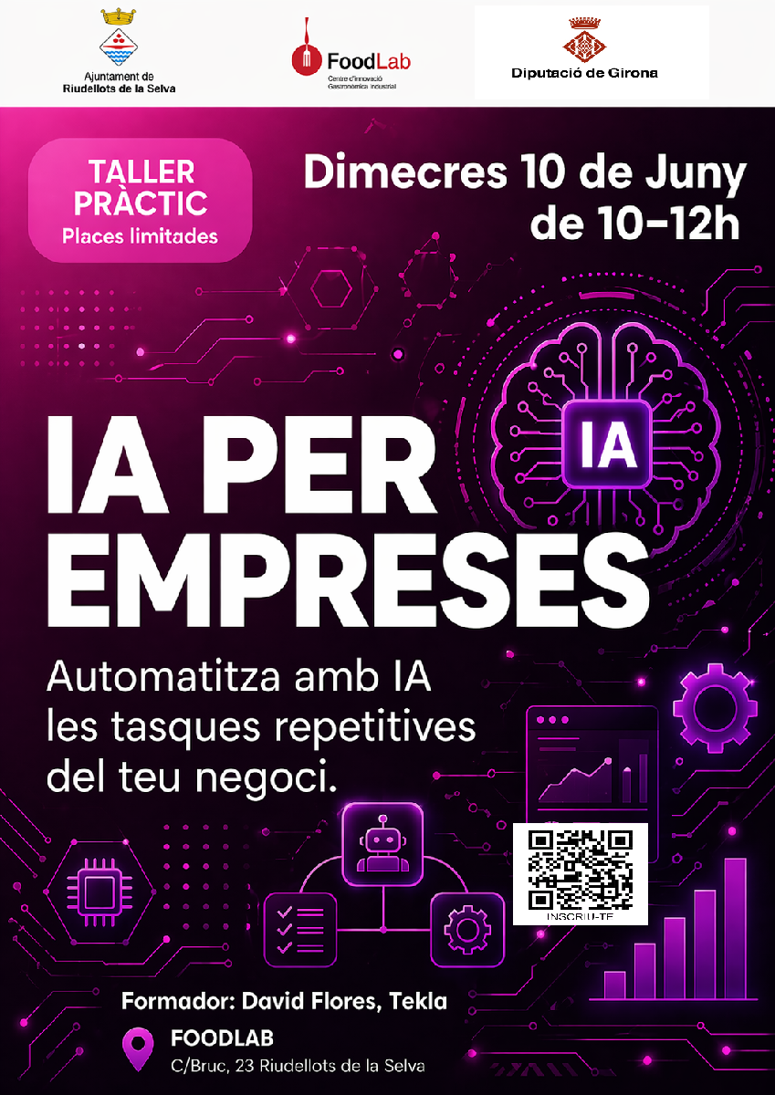 IA per a empreses de Riudellots de la Selva: automatitza amb IA les tasques repetitives del teu negoci