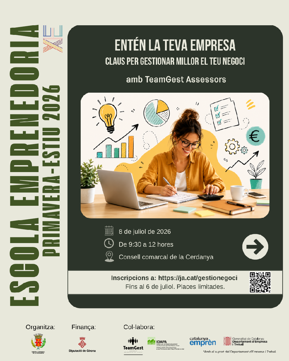 Entèn la teva empresa, claus per gestionar millor el teu negoci.