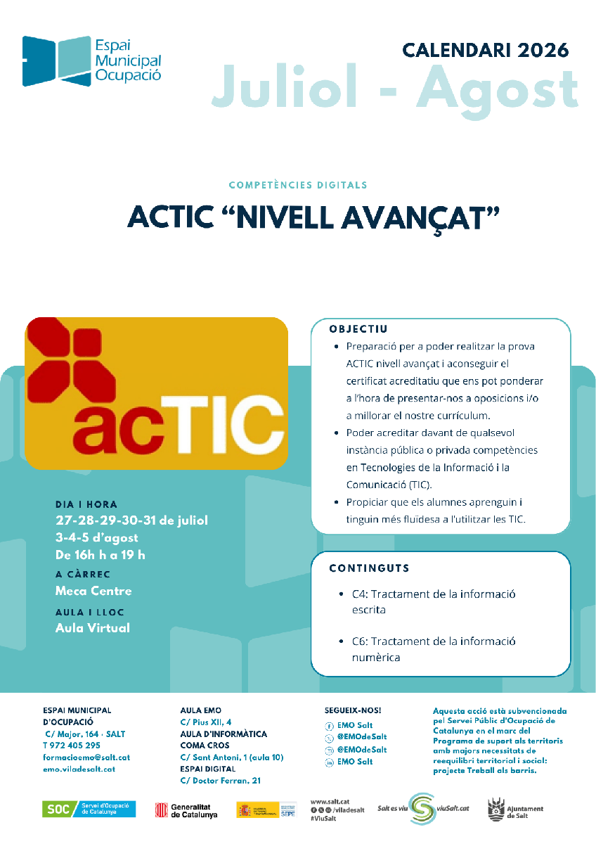 Actic "nivell avançat"