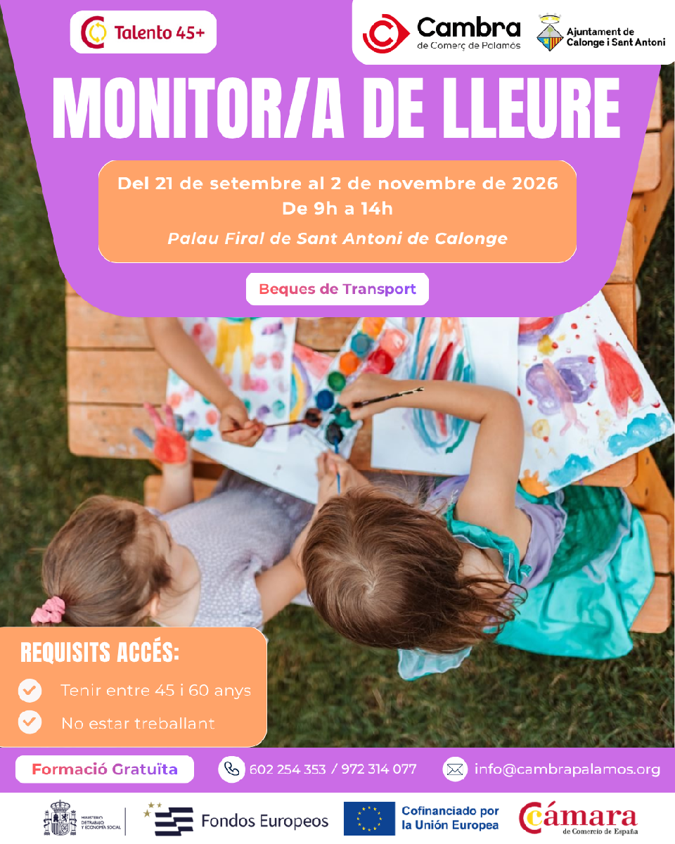 Monitor/a d'Activitats d'Educació en el Lleure