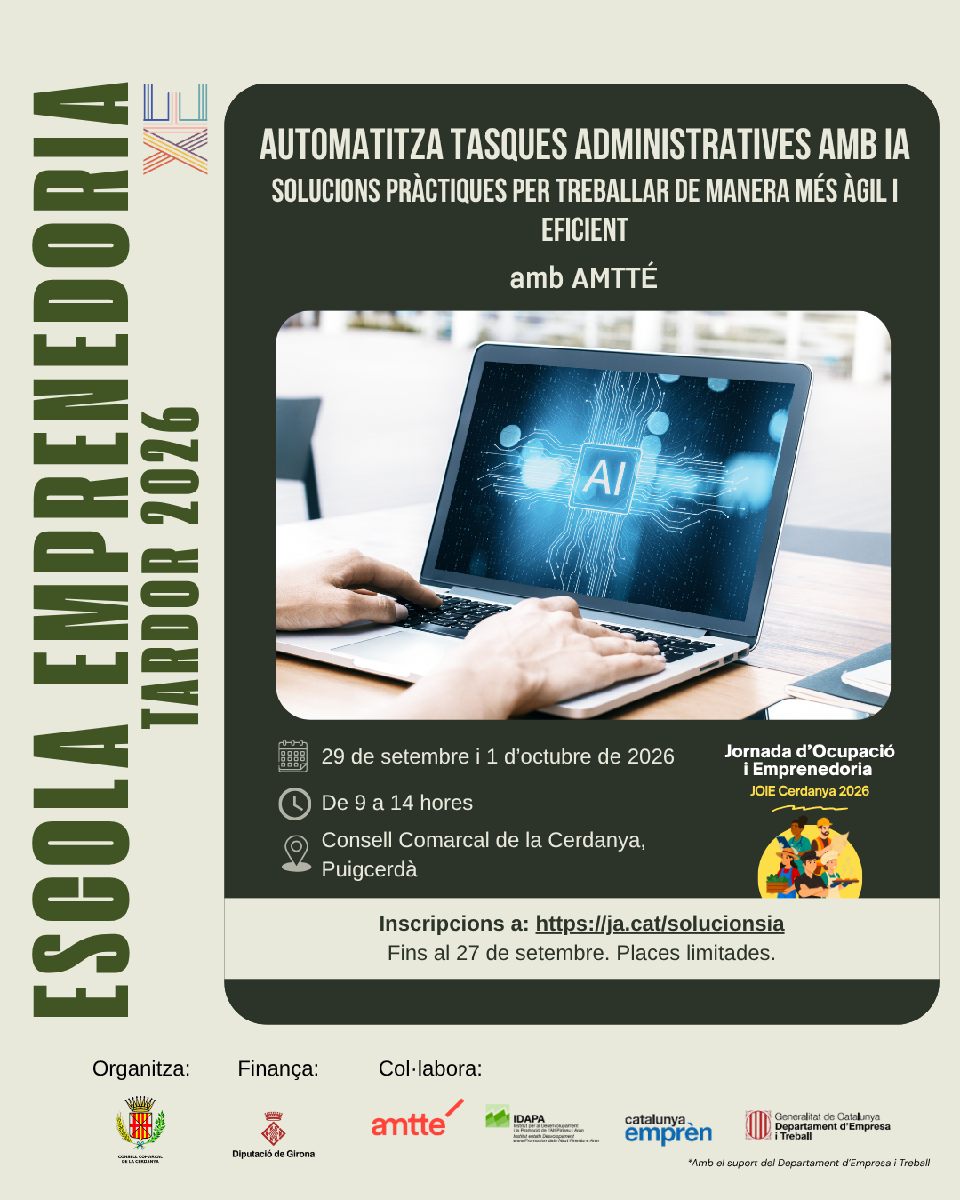 Automatitza tasques administratives amb IA