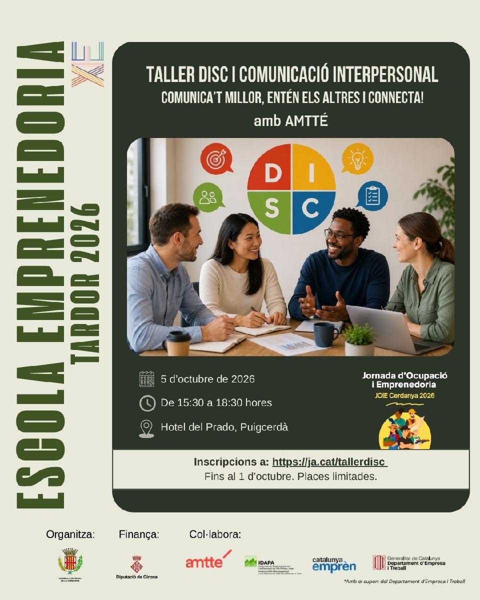Taller DISC i comunicació interpersonal