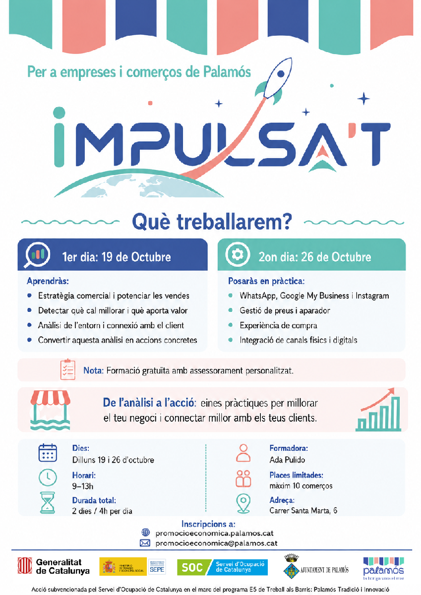 Impulsa't: Una formació pràctica per potenciar el teu negoci