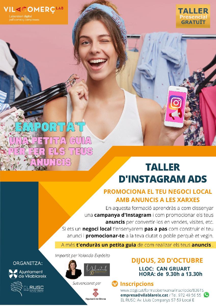 Taller d'Instagram ADS