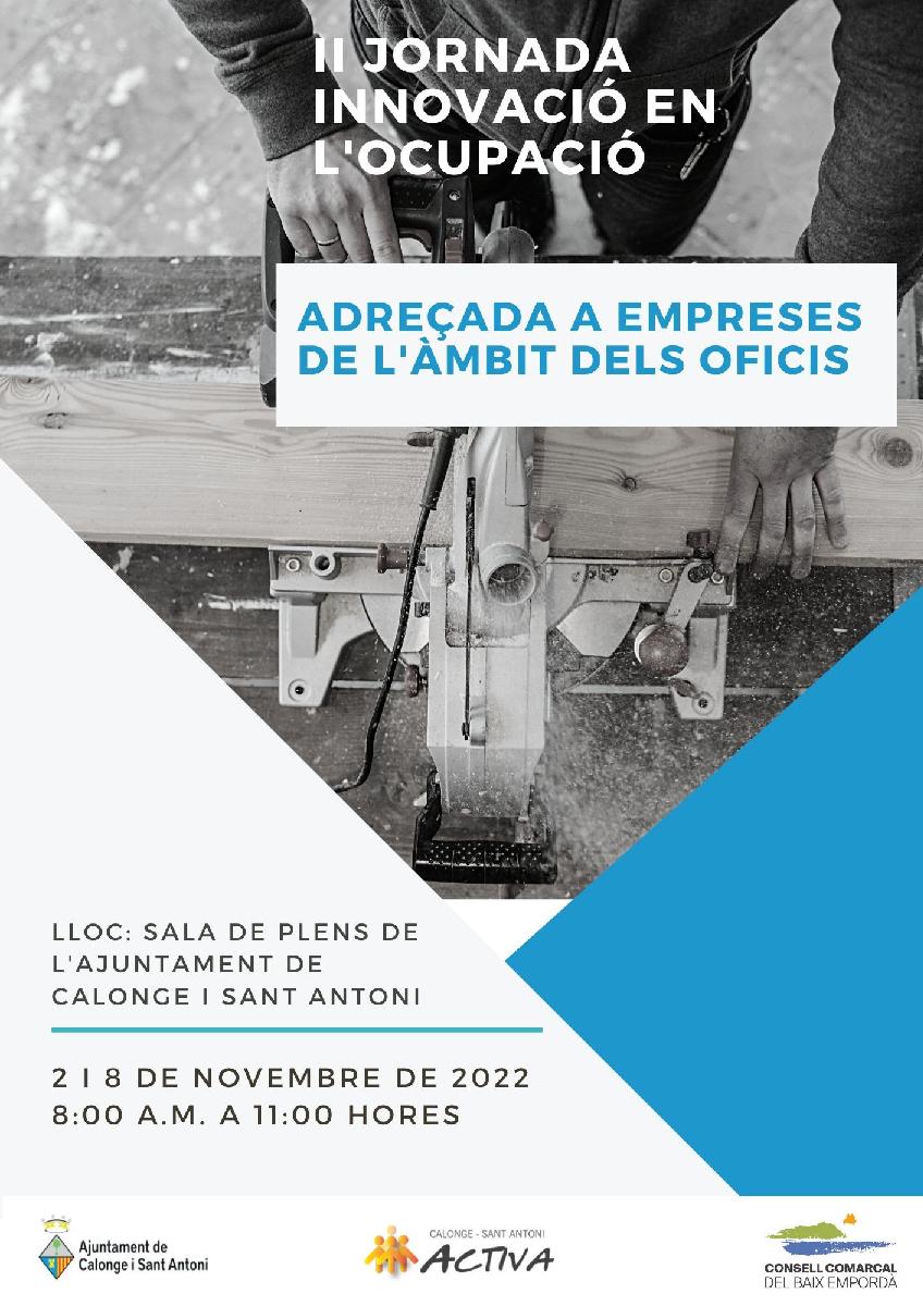 II Jornada d'innovació en l'ocupació - sector oficis