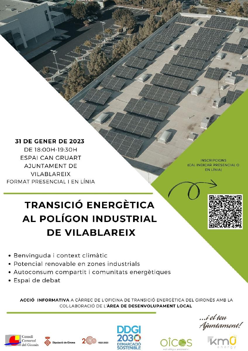Impuls de la transició energètica de les zones d'activitat econòmica