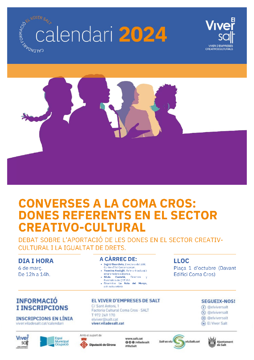 'Converses a la Coma Cros: Dones referents en el sector creativo-cultural'