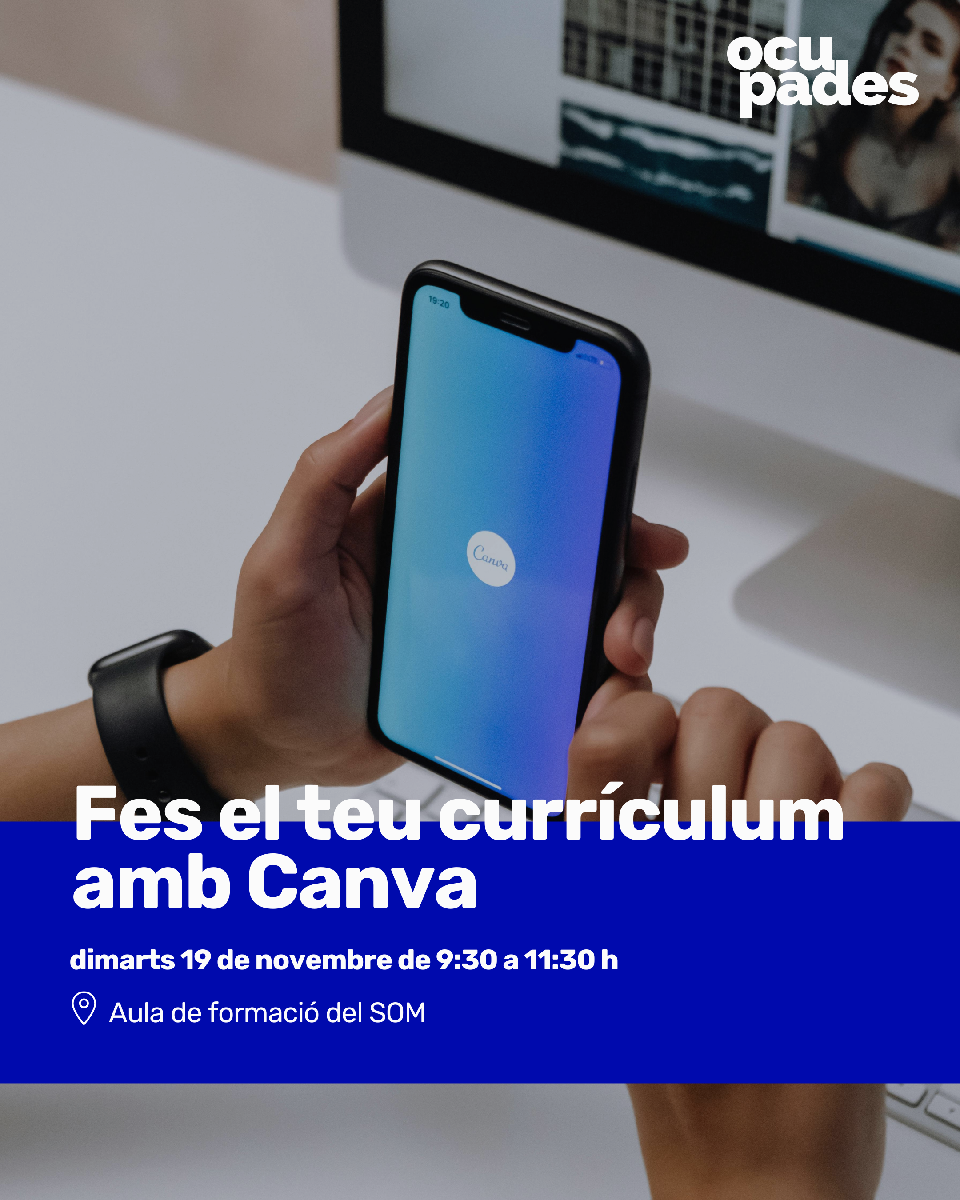 OCUPADES | Fes el teu currículum amb canva