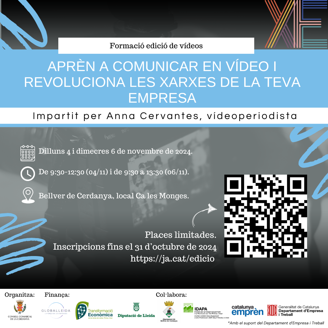 Aprèn a comunicar en vídeo i revoluciona les xarxes de la teva empresa. 