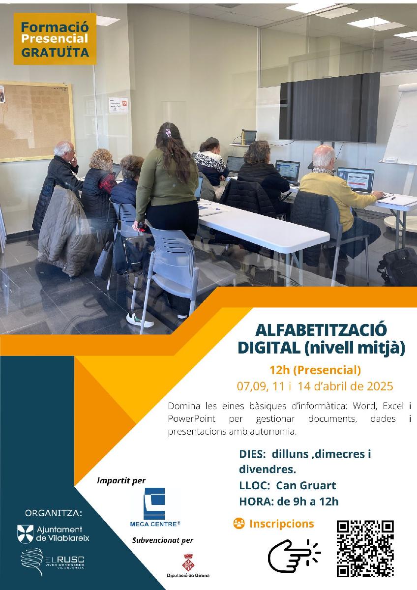 Curs Alfabetització Digital (nivell mitjà